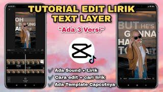 Tutorial Edit Video LIRIK TEXT LAYER / TEXT OVERLAY