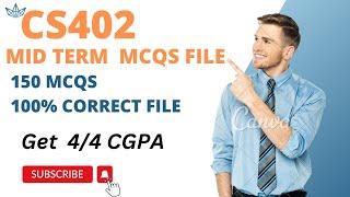 CS402 midterm preparation|cs402 midterm mcqs file|#cs402