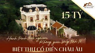 Biệt thự nhà vườn 2 tầng phong cách cổ điển châu Âu