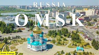 Omsk, Russia by Drone Footage