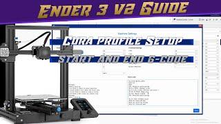 Setting up a cura profile, based on the test print -Ender 3 V2  - Ultimate Beginners Guide