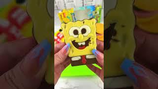 Packing School Lunch with SPONGEBOB Candy Satisfying Video ASMR! #shorts 