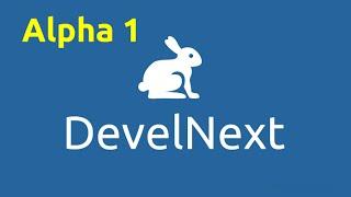 DevelNext Обзоры. Первая альфа, с аккаунтами, новыми иконками