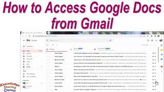 How to Access Google Docs from Gmail