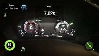 2023 Ford Kuga cvt 2.5 112kw hybrid 0-100 km/h acceleration with dragy