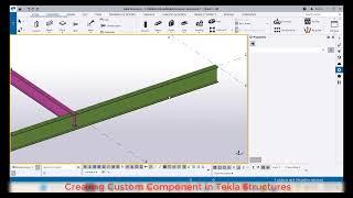 Part 5 - Creating Custom Components in tekla