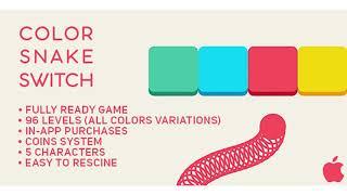 Color Snake Switch - Fun Arcade Game IOS Template + easy to reskine + AdMob | Codecanyon Scripts