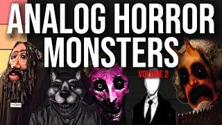 Ranking MORE of the SCARIEST Creatures of Analog Horror! (Tier List)