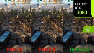 Dying Light 2 FSR 2.0 Mod | 1440p FSR 1.0 vs FSR 2.0 vs DLSS 2.4 Comparison | RTX 3080 | i7 10700F