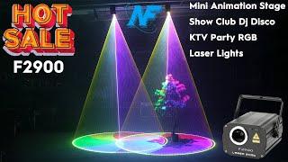 NewFeel APP Remote Control Mini Animation Stage Show Club Dj Disco KTV Party RGB Laser Lights