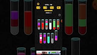 How to complete 110 Level color water sort 3D game  Latest tricks 2023