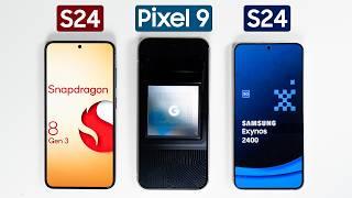 Pixel 9 vs S24 Battery Test: Exynos vs Snapdragon vs Tensor!