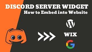 What is Discord Server Widget | How to Embed Discord into Website (2021)