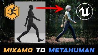 Mixamo To Metahuman EASIER Then Ever With Unreal Engine 5.4