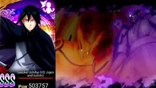 NxB NV: Sasuke Uchiha (VS Jigen and Isshiki) Showcase Solo Attack Mission Gameplay