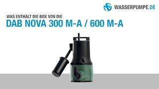 Unboxing: DAB Nova 300 M-A / DAB Nova 600 M-A Tauchpumpe