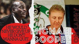 Michael Cooper Pay RESPECT to Larry Bird on the occasion of the announcement of his Retirement...