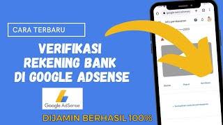 Terbaru!!! Cara Verifikasi Rekening Bank di Google Adsense