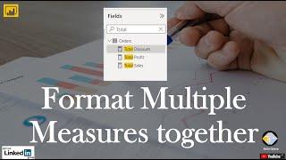 Format Multiple Measures together in Power BI