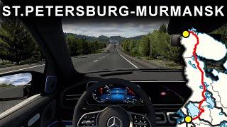 ETS2 | St. Petersburg (RU) - Murmansk (RU) | Timelapse