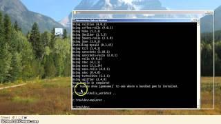 How to install Ruby on Rails on Windows 7 - Part 4, Ruby on Rails