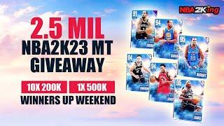 2.5 Million Free NBA 2K23 MT Giveaway Get KD