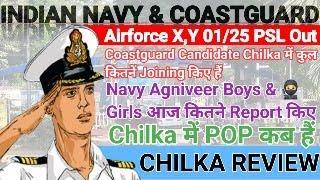 Indian Navy Joining Chilka Review 02/2024 | Airforce X,Y PSL Out | Chilka Me POP Kab Hai | Sharma ji