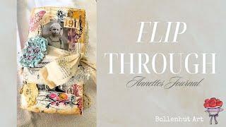 Flip Through: Wunderschönes Junk Journal + Happy Mail von Annette @xetra888 | Bollenhut Art News ️