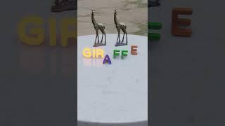 Giraffe - Table ABC - Kids ABC Learning  - Spelling Lessons