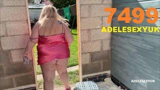 BBW ADELESEXYUK BEING LIMITED ON HER CHANNEL WHILST PAINTING IN HER SILKY NIGHTY 7499
