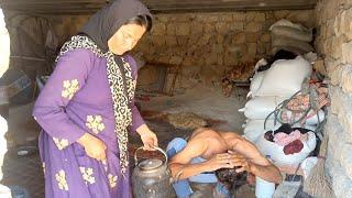 Bathing family members in difficult circumstances