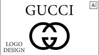 Gucci Logo Design | Very Easy For Beginners | Illustrator CC