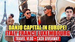 DANJO CAPITAL MASTER IN EUROPE ITALY FRANCE TRAVEL VLOGS DANJO CAPITAL GIVEAWAY