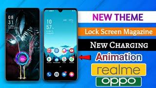 Lock Screen Magazine Theme For Realme & Oppo | New charging animation theme for realme & Oppo