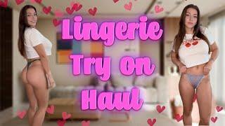 [4K] Maya's Lingerie Hauls | Transparent Try On Haul (2024)