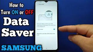 How to Turn ON or OFF Data Saver on Samsung Galaxy A02