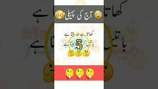 Aaj Ki Paheli | New Paheliyan in Urdu/Hindi | Best Riddles 2023 | #youtubeshorts #shorts