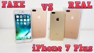 FAKE VS REAL iPHONE 7 Plus - Buyers Beware 1:1 Clone