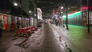 S23 Ultra 8k 30fps/ Rainy Reykjavík at night