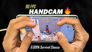 90 Fps | Best 5 Fingers+Full Gyro Handcam In IQOONeo6 Independence day Special  BGMI PUBG MOBILE