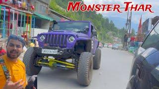 Public crazy reaction on this Monster Thar in Manali