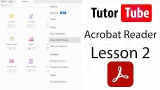 Adobe Acrobat Reader Tutorial - Lesson 2 - Opening PDF Document and Page Navigation