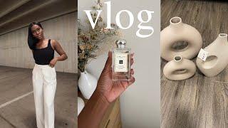 VLOG | luxury unboxing, office day, h&m home decor haul