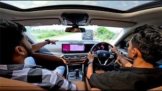 BMW i4 POV Drive on Bangalore - Mumbai Highway | Kaztro Vlogs