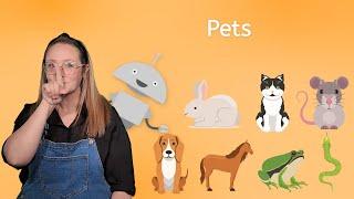 Pets - American Sign Language for Kids!