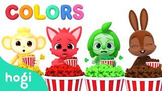 Learn Colors with Rainbow Popcorn ️ | Colors Songs | Kids Learn Colors | Pinkfong Hogi