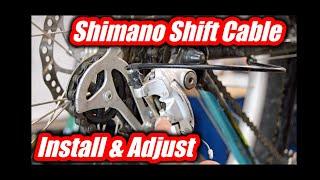 How To Install And Adjust A Shimano 7 Speed Shift Cable