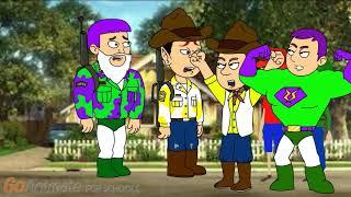 Not Mario and Not Luigi Unground Not Woody and Not Buzz Lightyear / Grounded