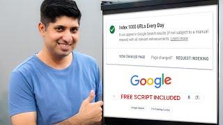 Index Up to 1000 URLs Every Day in Google for Free | Free Google Indexing API Script and Tutorial