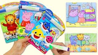 Imagine Ink 3 Pack with Peppa Pig, Daniel Tiger, and Baby Shark!